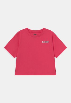 HIGH RISE JORDI TEE - T-shirt basic - raspberry