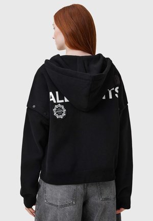 AllSaints PATCHER AMPHIA - Zip-up sweatshirt - black