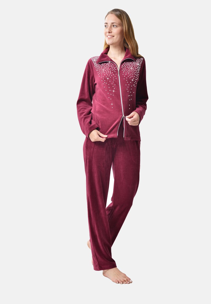 RAIKOU Pyjamas - weinrot