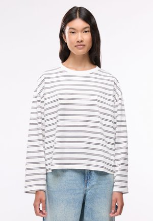 Terranova, T-SHIRT A RIGHE GIROCOLLO - Maglietta a manica lunga - var celeste chiaro