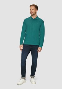 s.Oliver MIT LOGO - Poloshirt - petrol