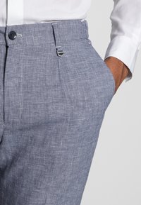 Antony Morato TROUSERS GUSTAF CARROT FIT IN BLEND FABRIC - Calças - ink blu