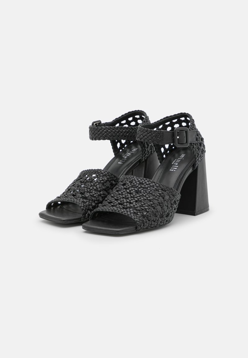 Damen Pumps | Minelli High Heel Sandalette noir/schwarz - VQ98321 Damen Pumps | Minelli High Heel Sandalette noir/schwarz - VQ98321