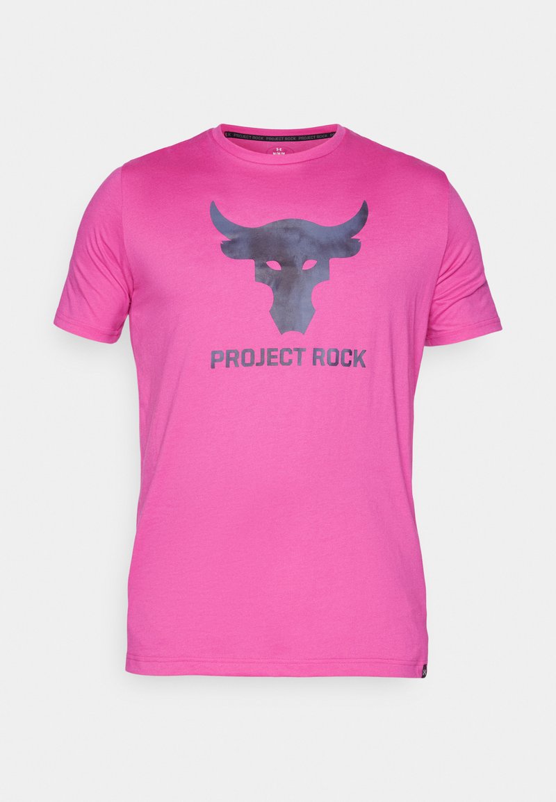 Under Armour T-shirt print donkerroze