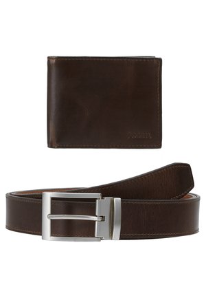 GIFT SET - Portefeuille - dark brown