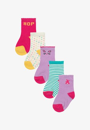 BUNNY FIVE PACK - Čarape - purple