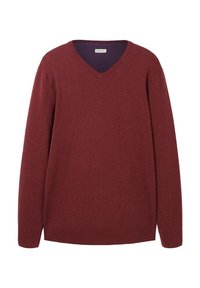 TOM TAILOR Strickpullover - bordeaux