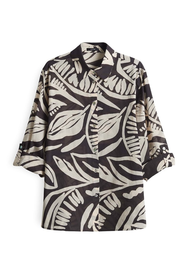 Opus Overhemdblouse bruin