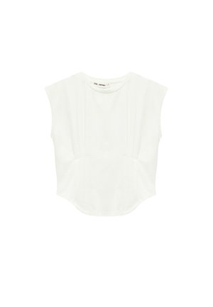 Koton, CROP  - Bluse - beige