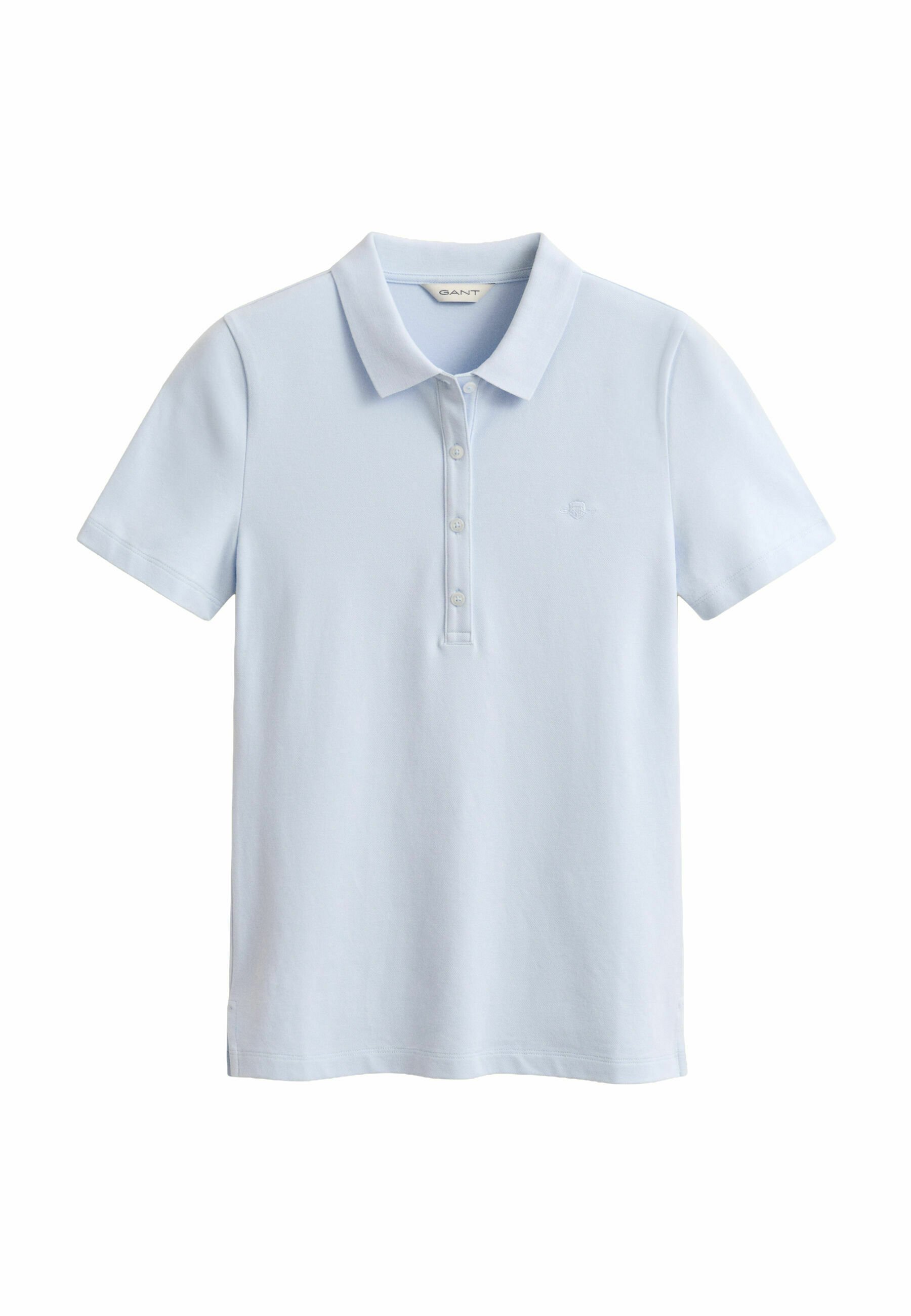 GANT SLIM FIT SHIELD - Polotričko - light blue