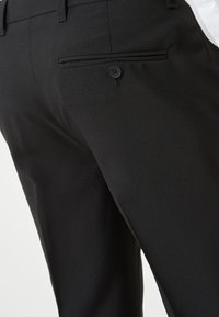 Next Trousers - Suit Trousers   Slim Fit - Pantaloni de costum - mottled black