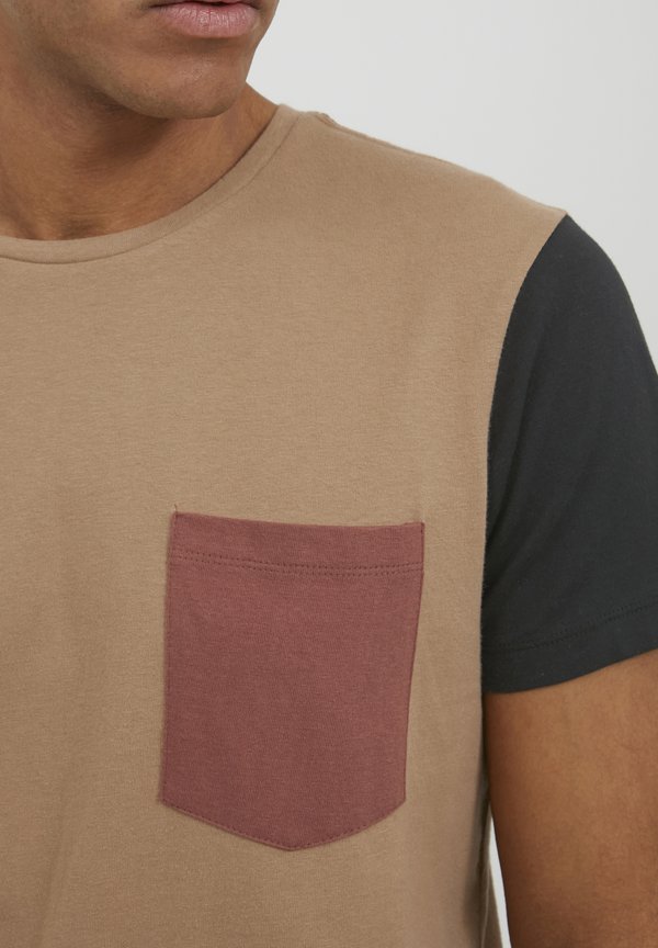 BHLAMBERTO - Print T-shirt - toasted coconut3