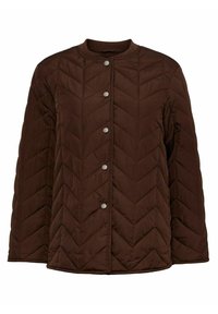 Pieces Allvädersjacka - dark brown