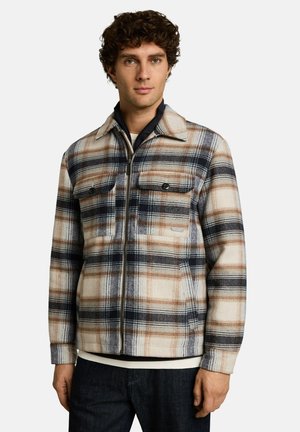 TOM TAILOR, Summer jacket - iron mint big check