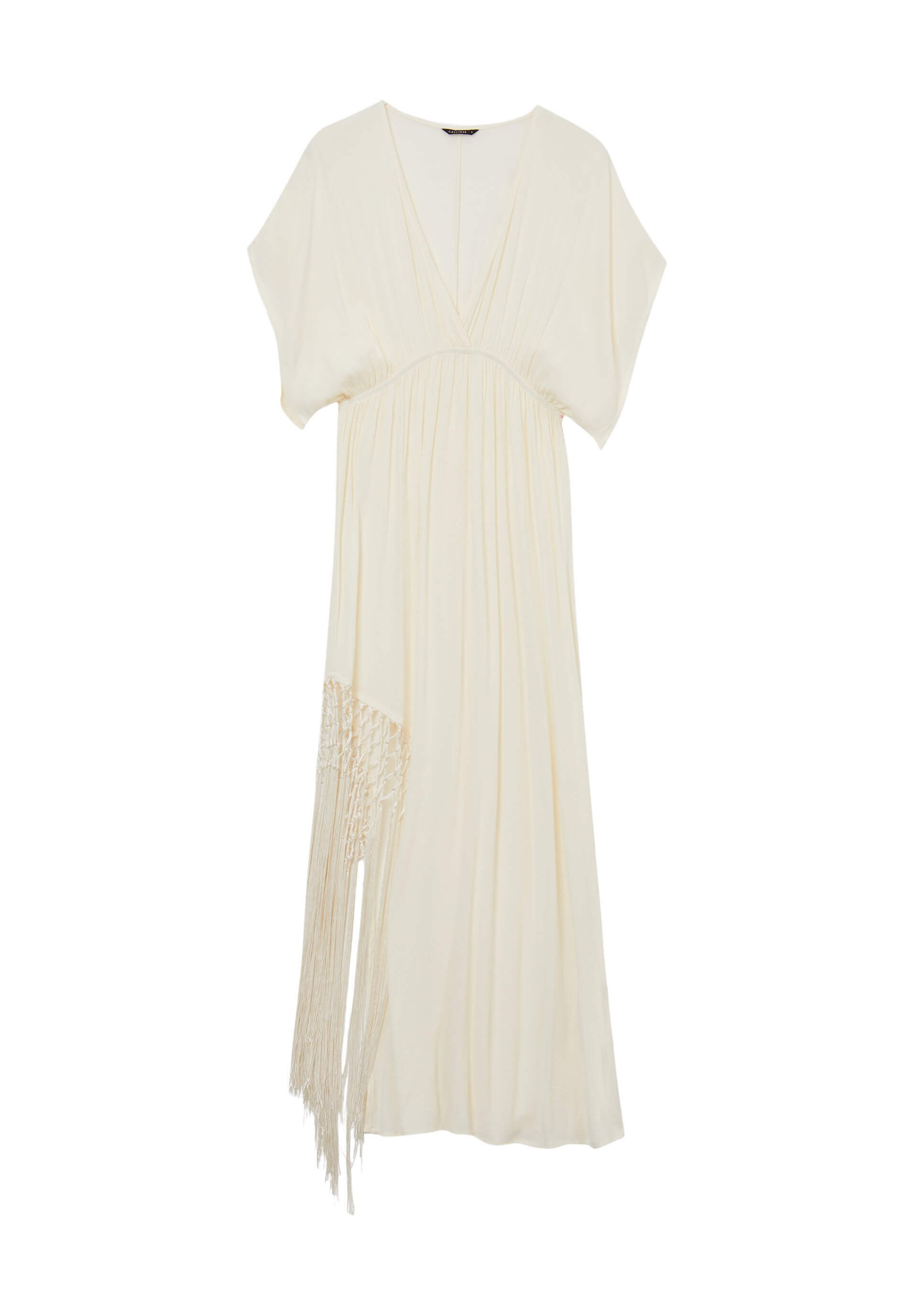 Vestiti Eleganti Vestito Frange Zalando Zalando Abito Bianco