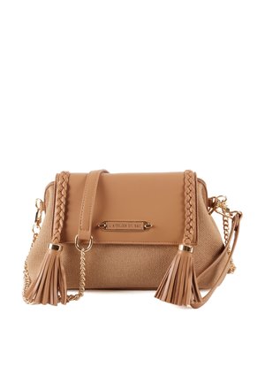 GINETTE - Skuldertasker - almond
