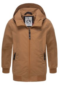 Ragwear MATYS Giacca Sportiva Uomo/Donna 100% Vegana - Impermeabile, Antivento, Traspirante, Con Cappuccio - Collezione Streetwear Primavera/Autunno