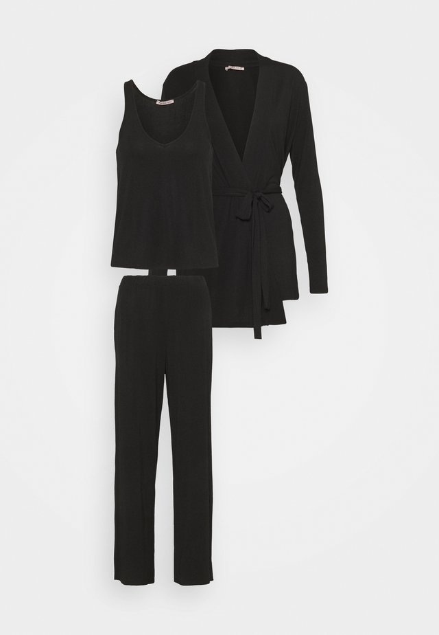 3 PIECE LOUNGE SET - Pyjamas - black