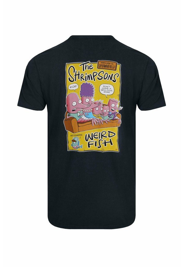 SHRIMPSONS BACK ARTIST - Print T-shirt2
