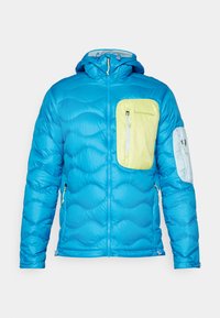HELIUM UTILITY HOOD JACKET - Doudoune - brilliant blue/cloud/sunny adventure