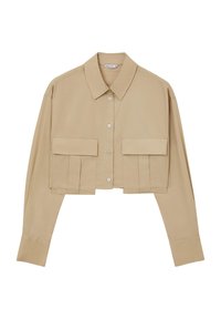 Calliope CROP CON TASCONI  - Camicia - sabbia