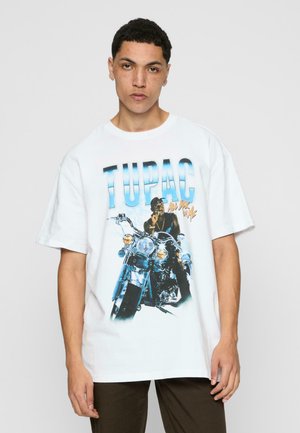 TUPAC ALL EYEZ ON ME ANNIVERSARY - Print T-shirt - white