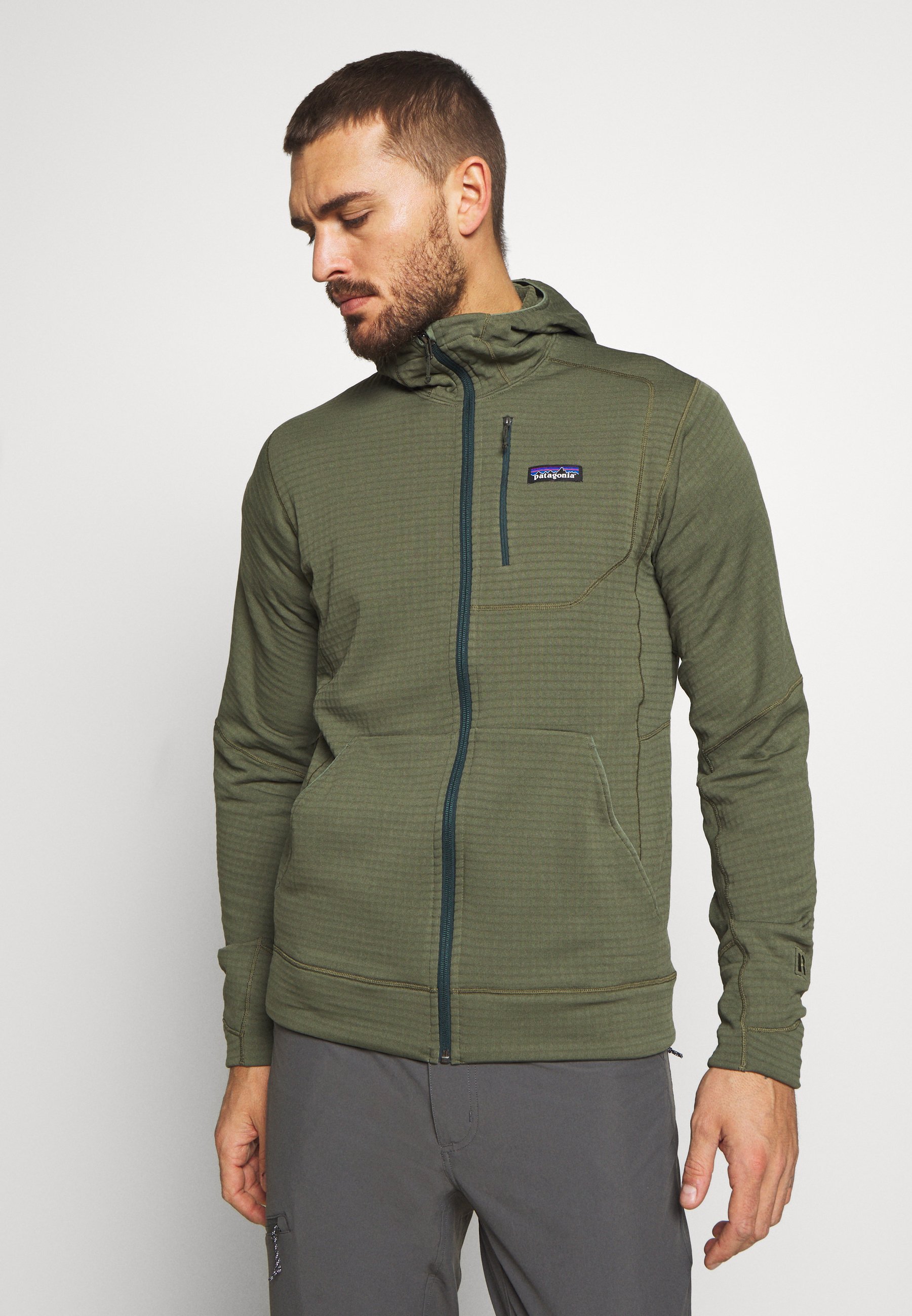 patagonia hooded fleece