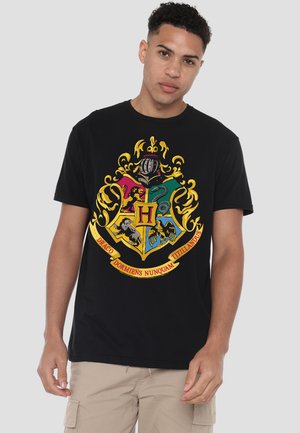 Cotton Soul, HARRY POTTER HOGWARTS CREST - Print T-shirt - black