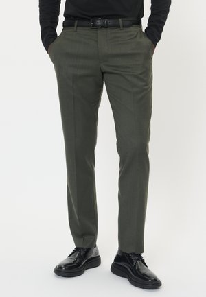 LAS - Anzughose - olive night