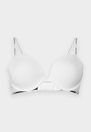 Calvin Klein Underwear LIGHTLY LINED DEMI ICON COTTON MODAL - Underwired bra - white