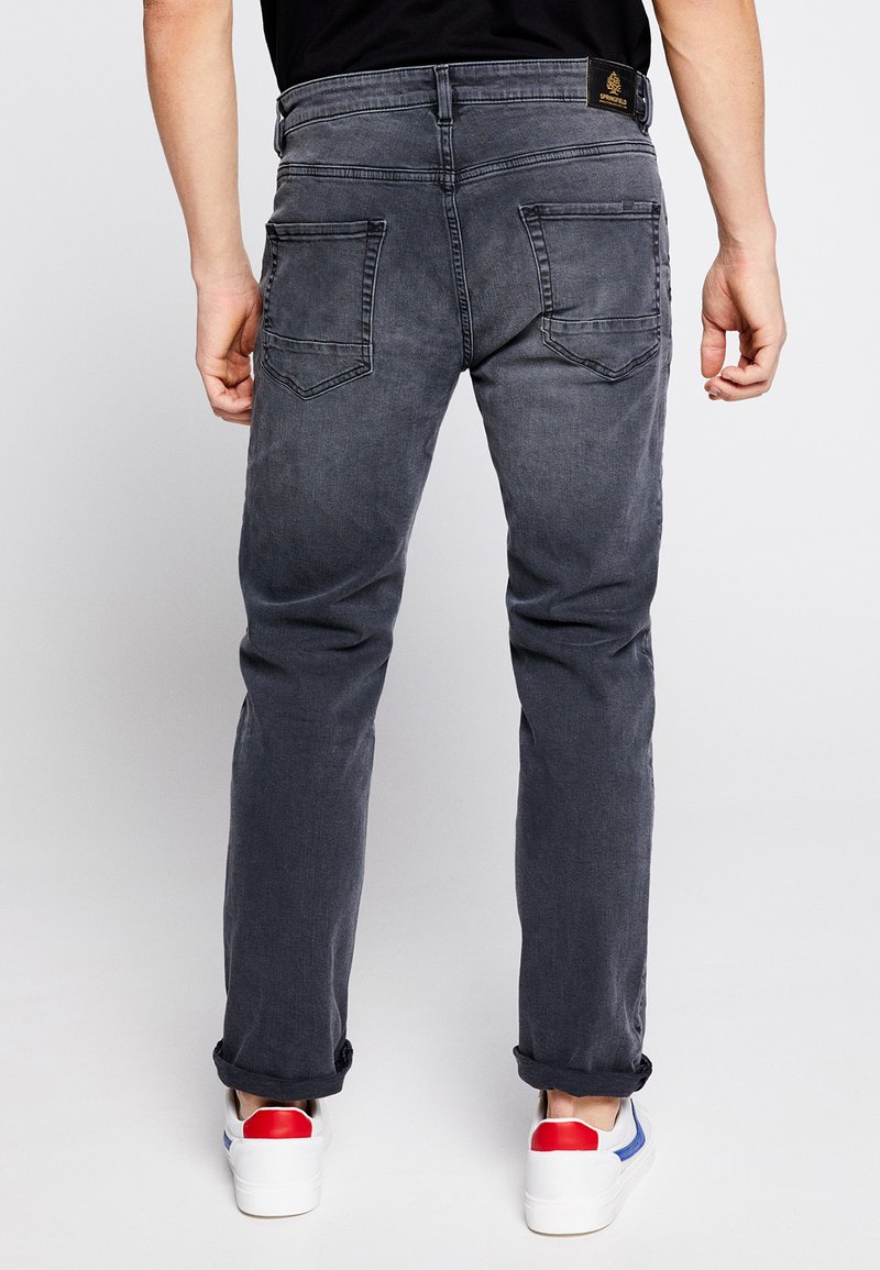 Herren Skinny Fit | Springfield Jeans Straight Leg black/schwarz - WC57801 Herren Skinny Fit | Springfield Jeans Straight Leg black/schwarz - WC57801
