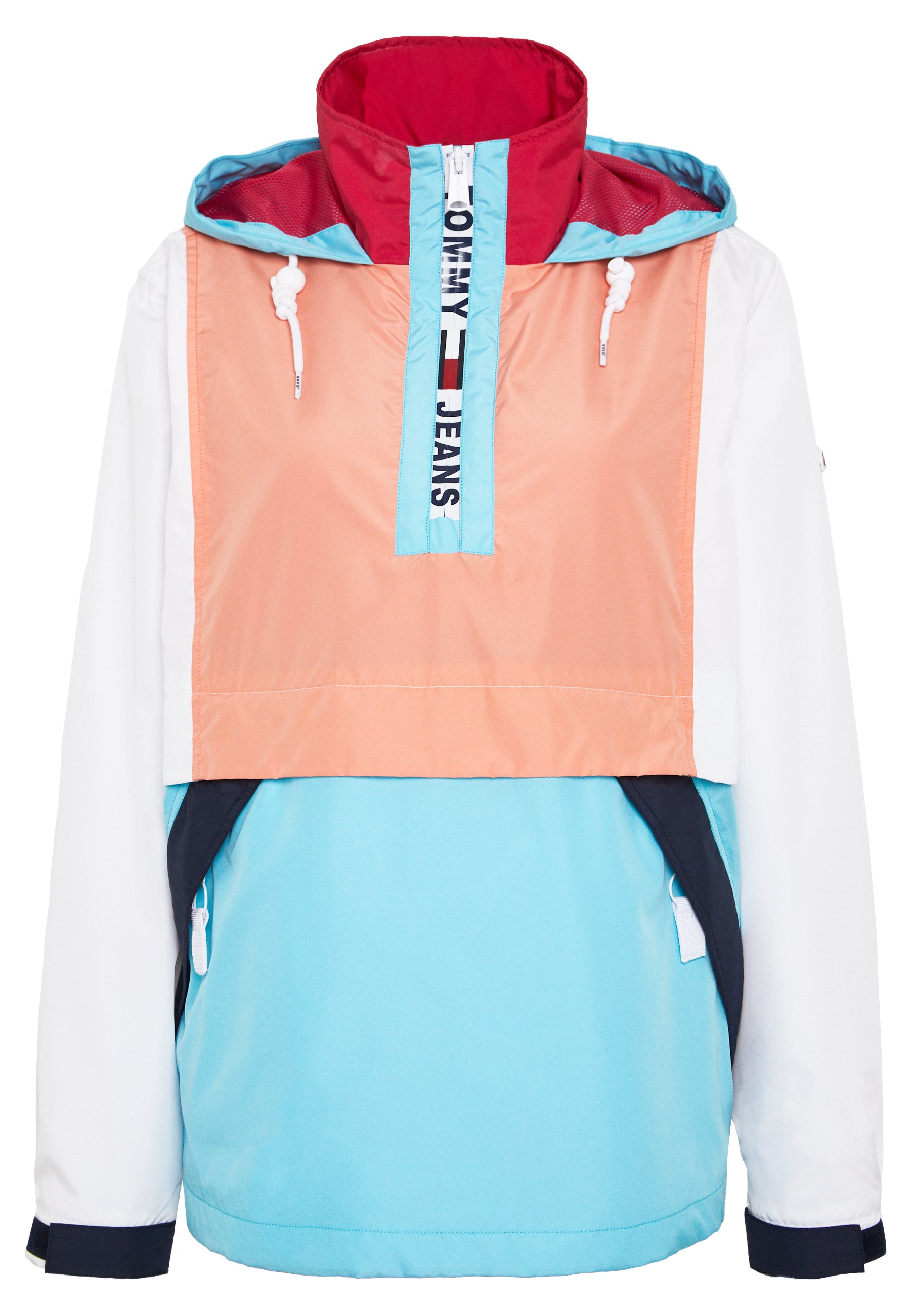 tommy jeans colorblock popover