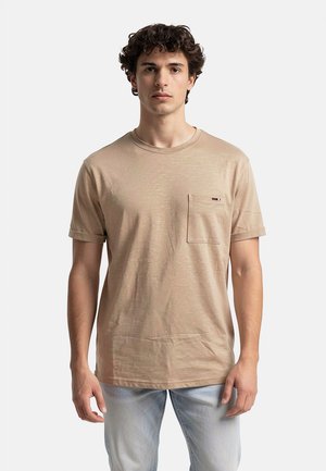 INDICODE JEANS, T-SHIRT - T-shirt basic - beige