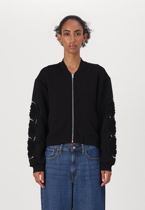Object OBJDORINA - Zip-up sweatshirt - black