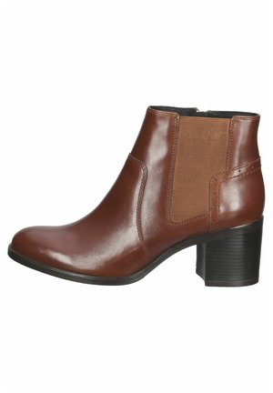 Boots à talons - cognac