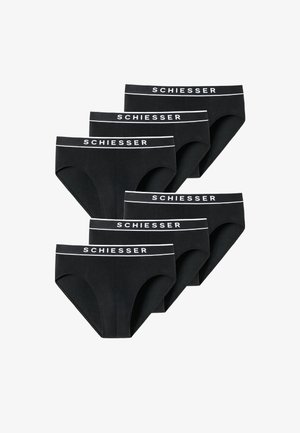 Schiesser 6-PACK - Slip - schwarz