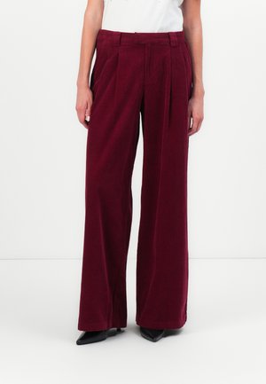 ONLSVEA NESSA WIDE PANT - Pantaloni - cabernet