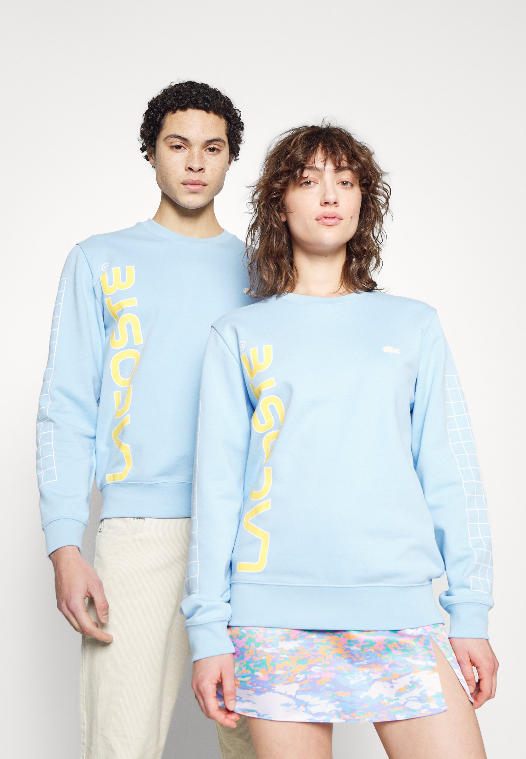 LACOSTE SUDADERA TENIS AZUL CLARO