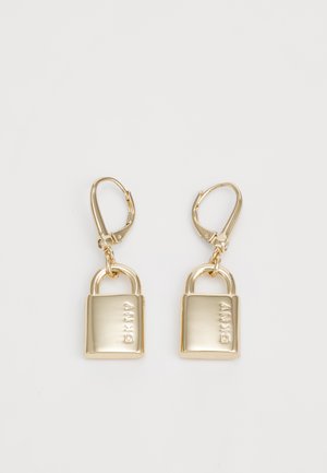 LOGO LOCK DROP - Naušnice - gold-coloured