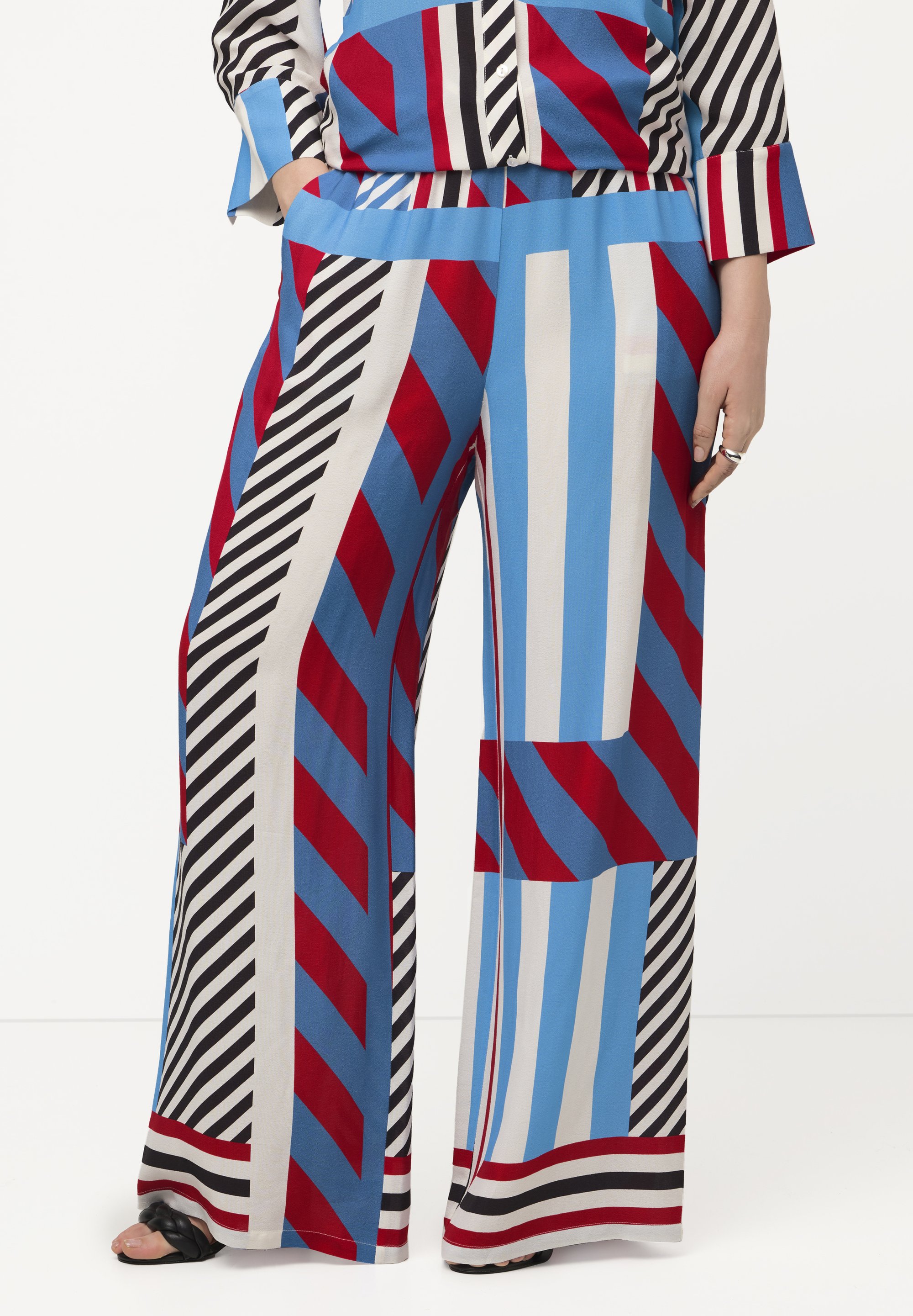 Ulla Popken Pantaloni blue/blu Zalando