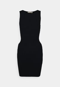ALEXIS MINI DRESS - Vestido de malha - black