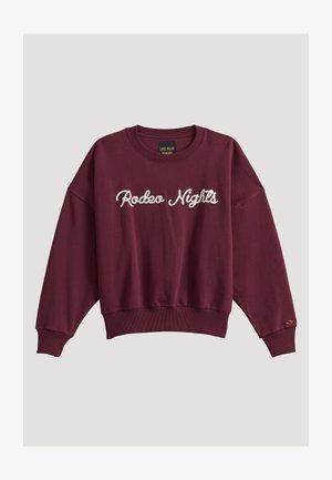 Wrangler, WRANGLER X LAINEY WILSON RODEO NIGHT SWEATSHIRT - Суитшърт - wine