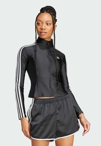 adidas Originals - ADICOLOR 3-STRIPES SLIM TRACK - Træningsjakke - black Miniaturebillede 1