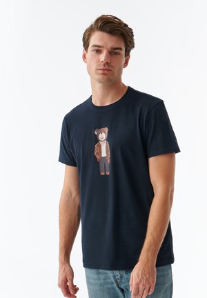 TATUUM MIKIN - T-shirt imprimé - navy blue