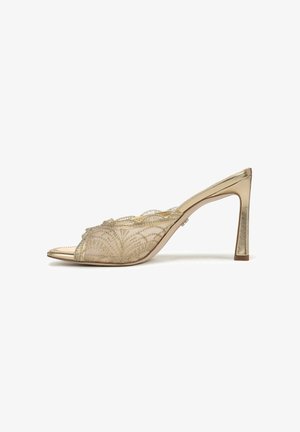 Sam Edelman, Ciabattine con tacco - amber gold