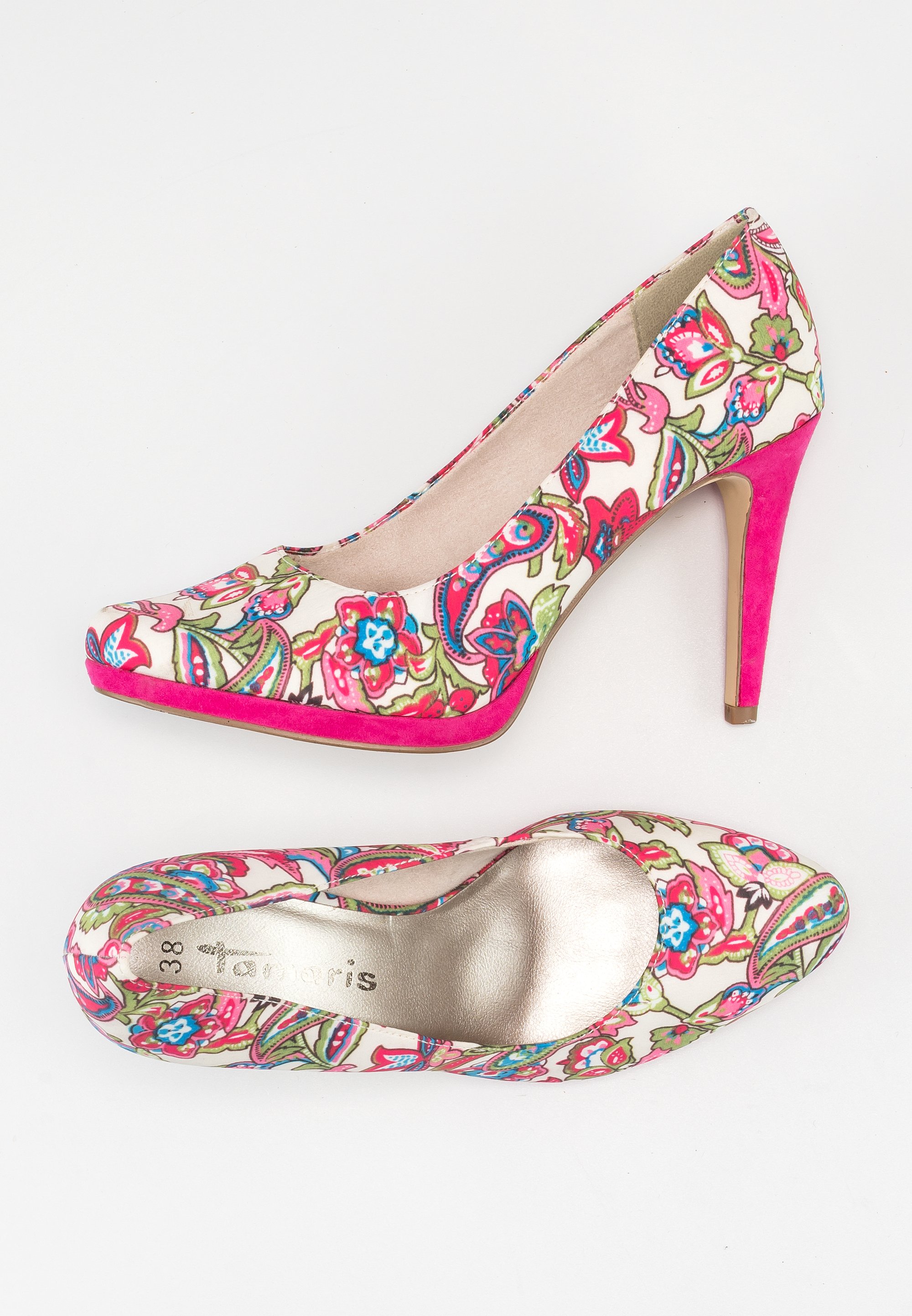 Tamaris Platform heels multi colored/multi-coloured (Pre-owned