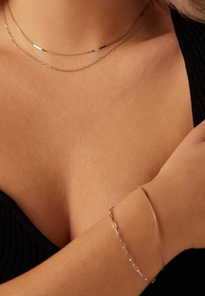 Necklace - silver coloured