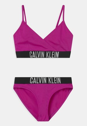 CROSSOVER TRIANGLE SET - Bikini - purple