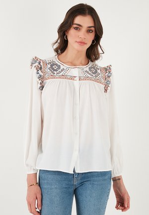 REGULAR FIT - Blouse - white