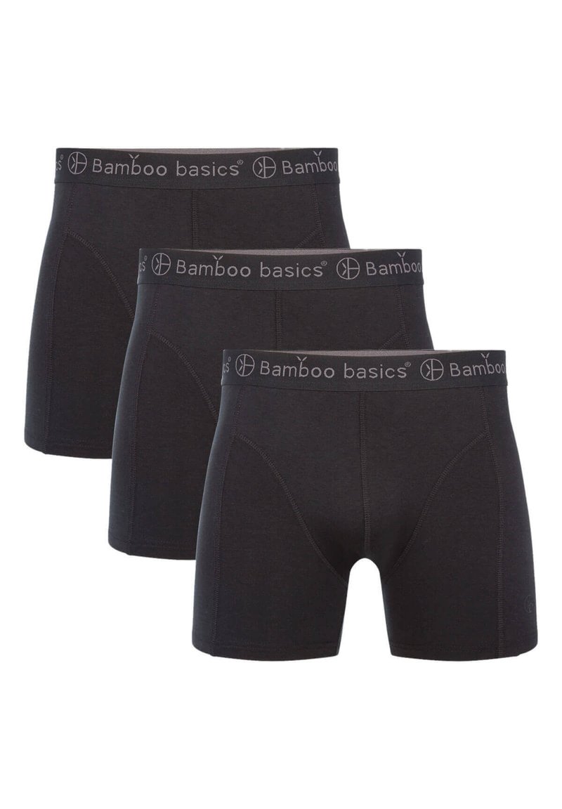 Bamboo Basics 3 PACK - Boxers - black